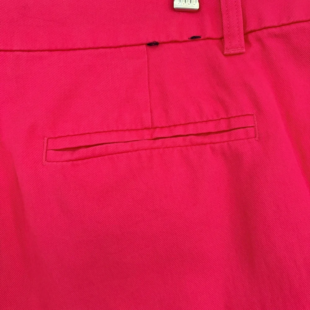 J.Crew Womens Hot Pink Chino Shorts‎ Cotton Twill Summer Size 14